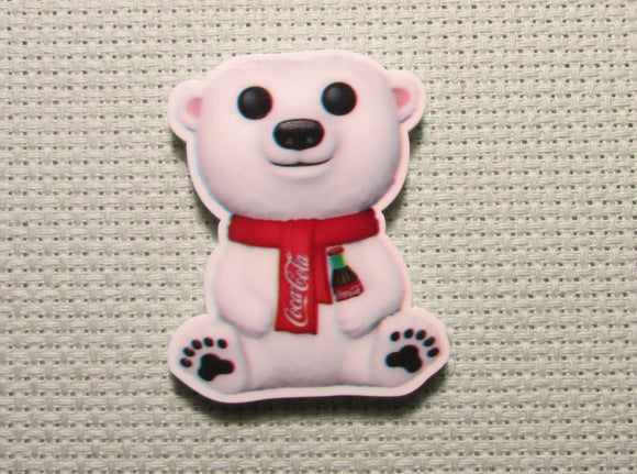 First view of the Coca Cola Polar Bear Needle Minder