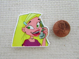 Second view of Chatty Girl Needle Minder.