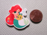 Second view of the Ariel and Flounder Needle Minder