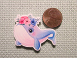 Second view of the Blue Whale Needle Minder