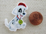 Second view of Christmas Dalmatian Needle Minder.