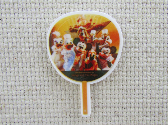 First view of Vintage Disney Fan Needle Minder.