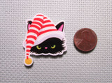 Second view of the Grumpy Christmas Cat Needle Minder