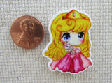 Second view of Aurora with her Palace Pet Kitten Beauty Needle Minder.