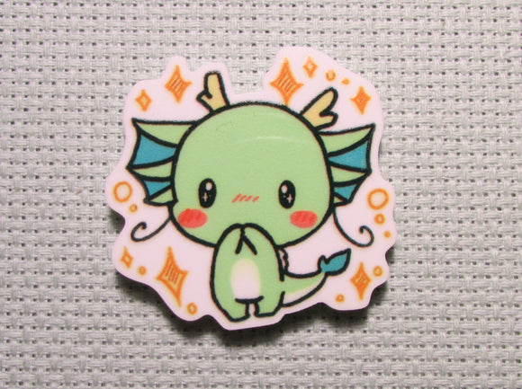 First view of the Green Water Dragon Needle Minder