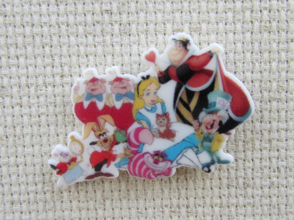 First view of Alice in Wonderland Charcters Needle Minder.