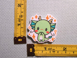 Third view of the Green Water Dragon Needle Minder