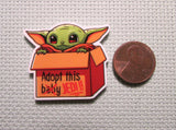 Second view of adopt this Jedi!! needle minder.