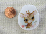 Second view of Baby Giraffe Needle Minder.