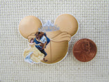 Second view of Dancing Beauty and the Beast Needle Minder,.