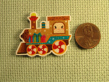 Second view of the Gingerbread Train Needle Minder