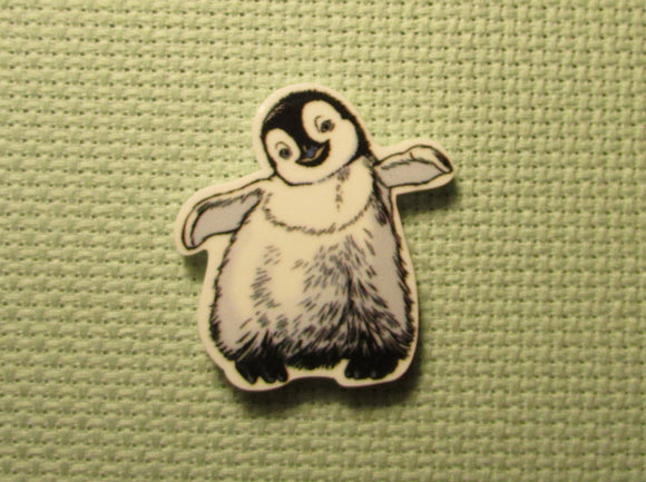 First view of the Dancing Penguin Needle Minder