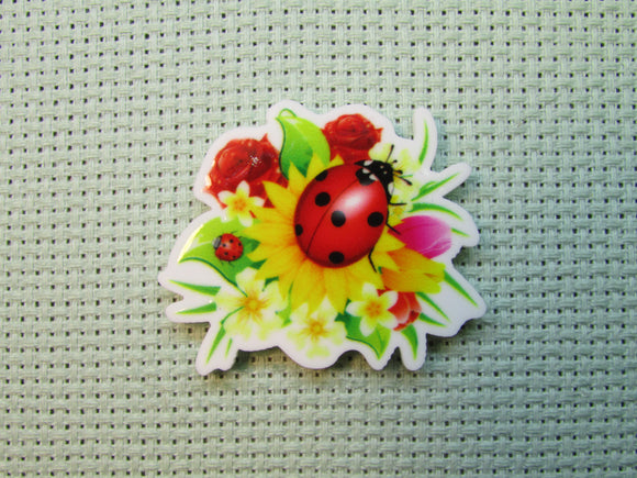First view of the Ladybug Needle Minder