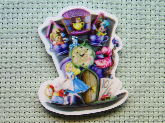 First view of the Alice In Wonderland Top Hat Scene Needle Minder