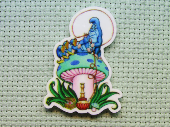 First view of the Caterpillar From Alice in Wonderland Needle Minder