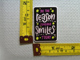 Third view of the Be The Reason Someone Smiles Today Needle Minder