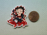 Second view of the Betty Boop on a Motorcycle Needle Minder