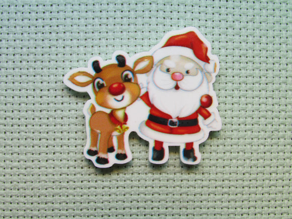 First view of the Santa and Rudolph Needle Minder