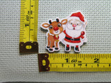 Third view of the Santa and Rudolph Needle Minder