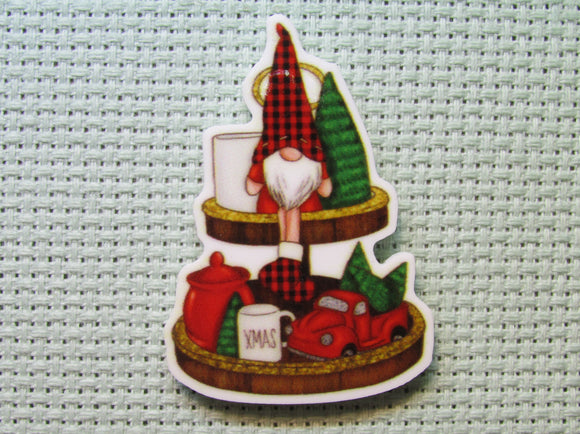First view of the Christmas Gnome Needle Minder