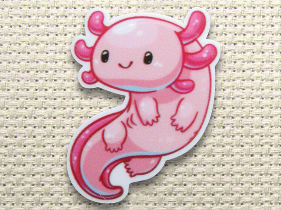 First view of the Adorable Axolotl Needle Minder 